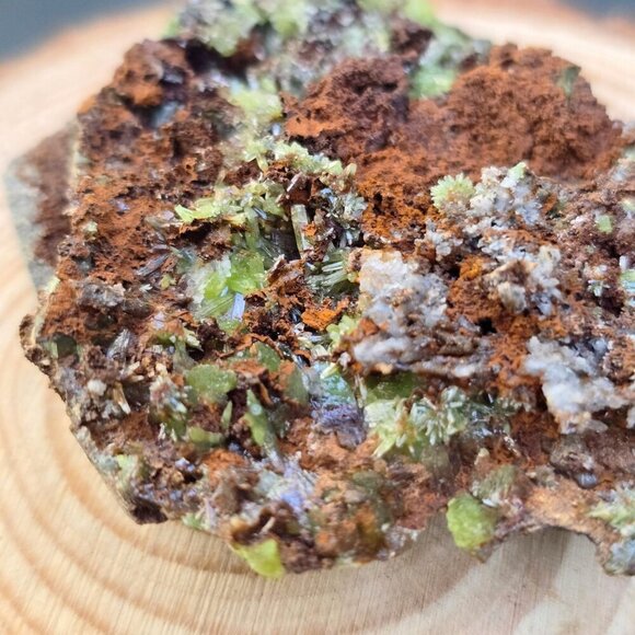 Rare Plumbogummite Crystal | Green-Yellow Mineral Specimen | 65g - Picture 8 of 15